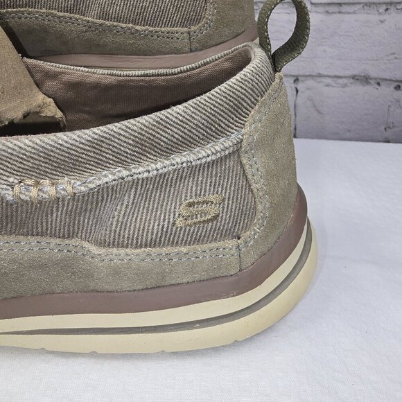 SKETCHERS RELAXED FIT ELECTED DRIGO MENS SLIP-ON SHOES SIZE 10 EUC - Picture 4 of 8